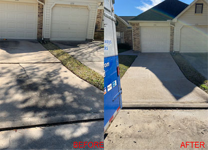 Concrete Repair Before and After